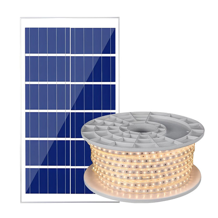 Waterproof Colorful Adjustable Solar Outdoor LED Strip Lights with Remote