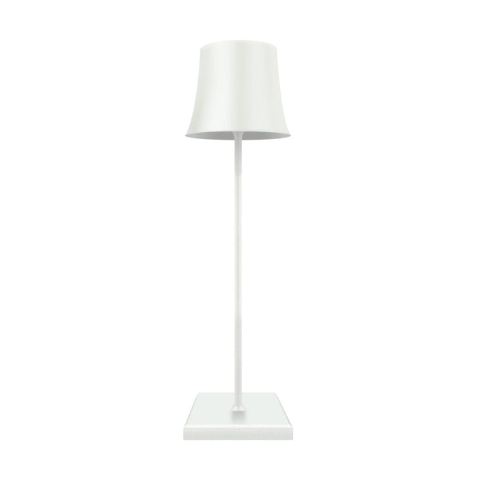 15 In. Cordless Table Lamp Metal Bell Shade USB Touch Dimming Reading Light