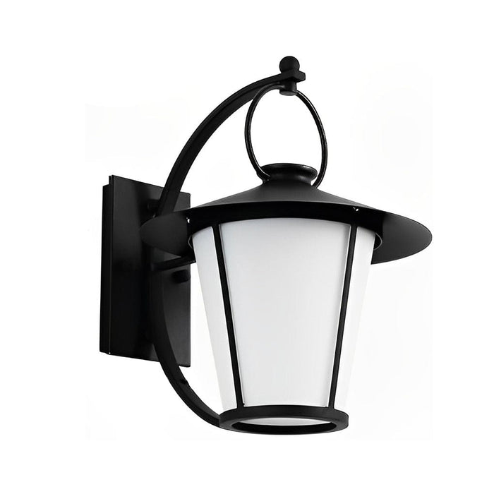 Waterproof Creative Round Glass Shade American Style Outdoor Wall Lamp