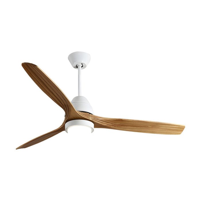 Nordic 52-Inch 3-Blade Wooden Ceiling Fan Light with Remote. 6-Speed