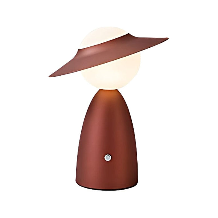 Nordic Touch Control Iron Rechargeable Bonbon Disc Table Lamp