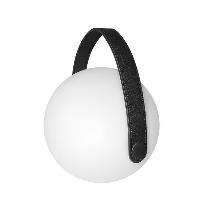 6 Portable RGB Spherical Table Lamp With a Curved Handle