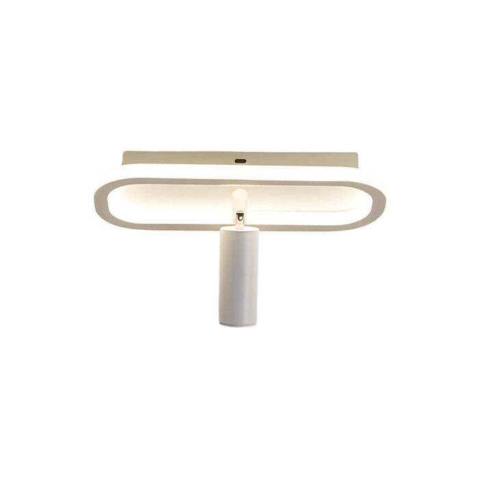 Long Rectangular LED 3 Step Dimming Modern Ceiling Light with Spotlight