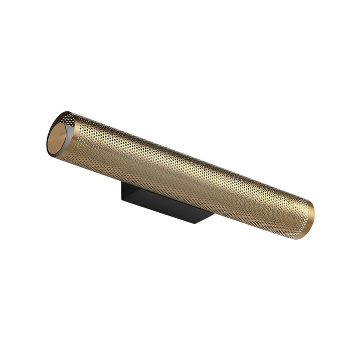 15.7-In Metallic Long Cylindrical Vanity Sconce Lighting Wall Lamp