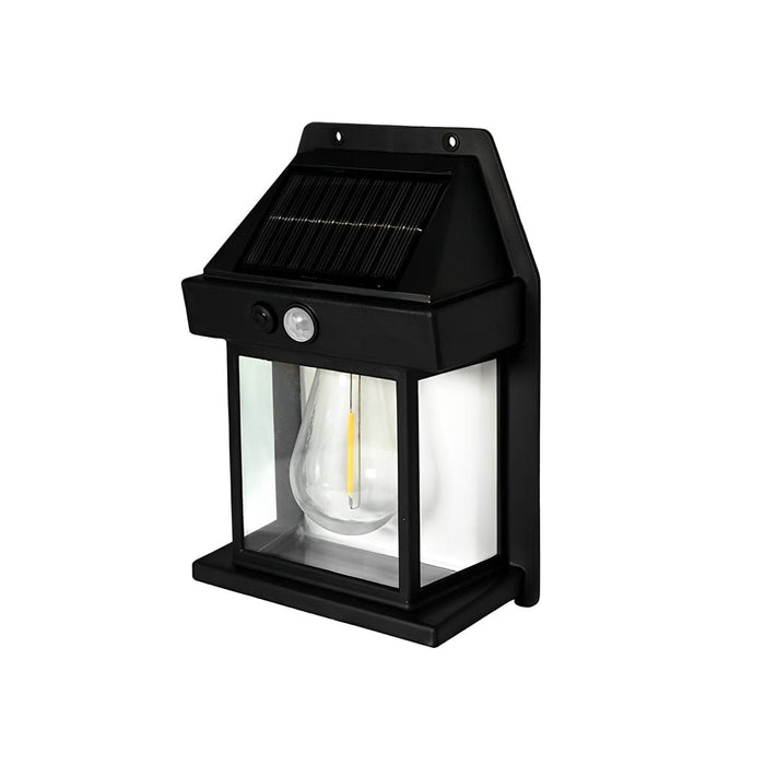 Waterproof Tungsten Bulb Intelligent Three Modes Modern Solar Wall Lights