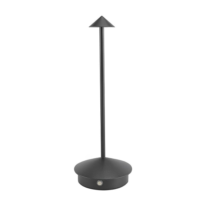 Long Rod Triangle Mushroom Table Lamp with 3 Step Dimmable USB Touch On/Off