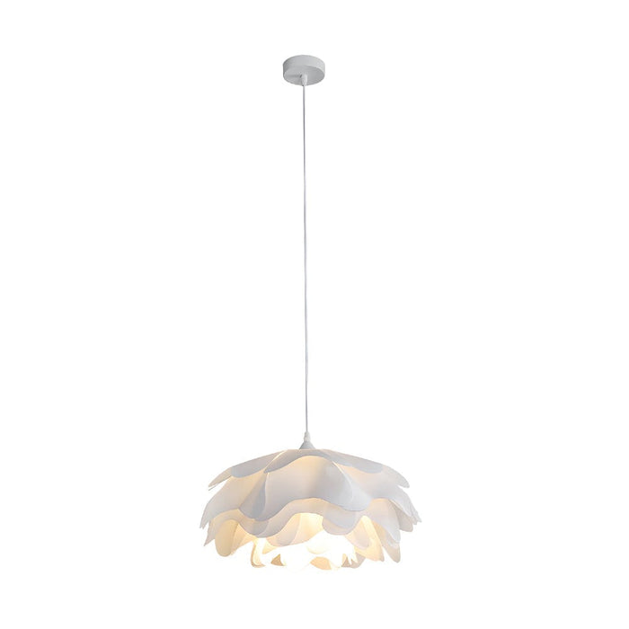 Versatile Acrylic Flower Pendant Lamp: Modern Design. 3-Step Dimming. Adjustable Hanging Cord