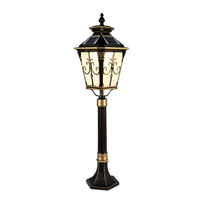 Vintage Pattern Waterproof Intelligent Light Control Solar Lawn Lights