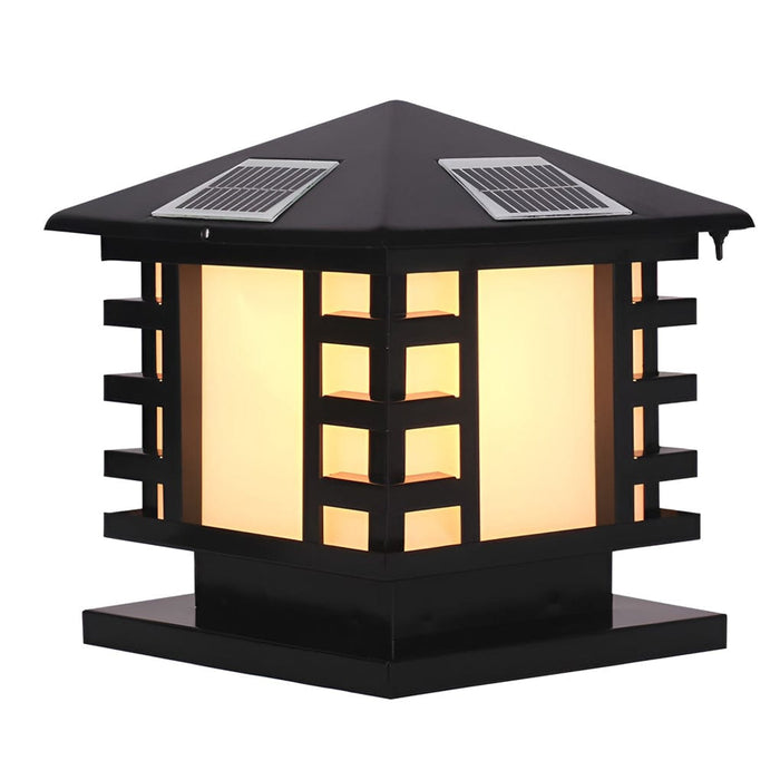 European Retro Column Light LED Landscape Decorative Lighting for Villa Courtyard
