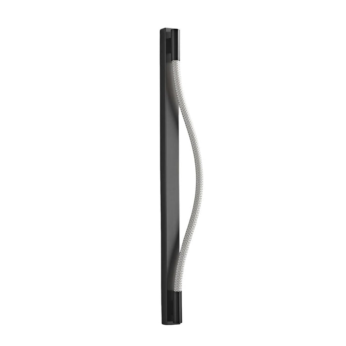 Minimalist Handwoven Ropes Flexible LED Metal Black Modern Wall Lamp
