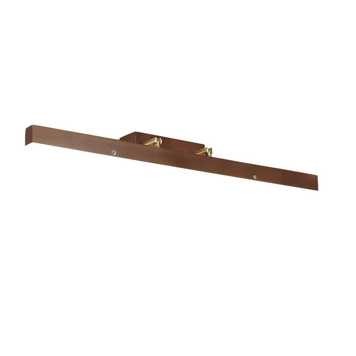 31.49'' Walnut LED Wood Vanity Light - LED Bar Light for Bathroom