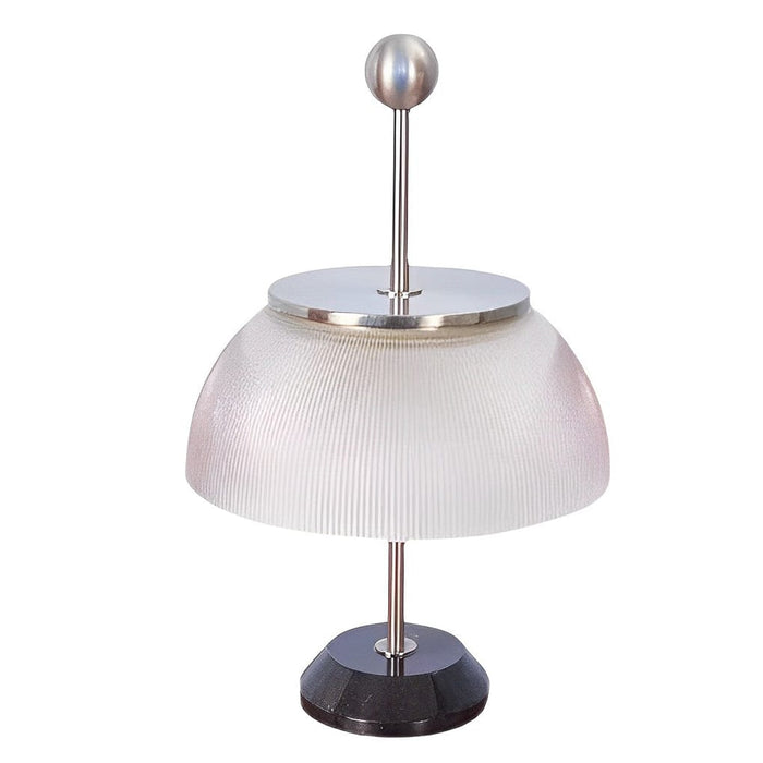 19 In. H Alfa Table Lamp Glass Bowl Shade Italian Decorative Lamps