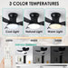 20 in. Black Dimmable Modern Flush Mount Low Profile Ceiling Fan with Remote Control, Indoor Smart Ceiling Fan with Light, Bedroom Ceiling Fans-10-ErisView