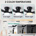20 in. Black Dimmable Modern Flush Mount Low Profile Ceiling Fan with Remote Control, Indoor Smart Ceiling Fan with Light, Bedroom Ceiling Fans-19-ErisView