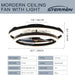 20 in. Black Remote Control Ceiling Fan with Light, Low Profile Flush Mount Ceiling Fan, Quiet Reversible Fan in Winter Summer for Bedroom Living Room-6-ErisView