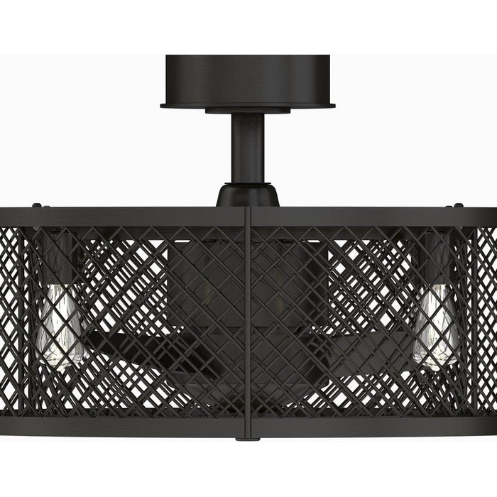 20 in. Caged Ceiling Fan with LED Light Kit, Bronze Ceiling Fan-2-ErisView