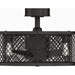 20 in. Caged Ceiling Fan with LED Light Kit, Bronze Ceiling Fan-2-ErisView