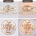 20 in. Caged Ceiling Fan with Light and Remote, Ceiling Fan without Blades, Reversible Low Ceiling Fan and Light for Bedroom Dining Room-4-ErisView