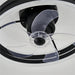 20 in. Ceiling Fan Light Fixture with Remote APP Control, 360¡ã Rotatable Ceiling Fan with Light, Black Reversible Ceiling Fan for Bedroom Living Room-6-ErisView
