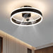 20 in. Ceiling Fan Light Fixture with Remote APP Control, 360¡ã Rotatable Ceiling Fan with Light, Black Reversible Ceiling Fan for Bedroom Living Room-1-ErisView