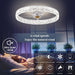 20 in. Ceiling Fan with Light, Low Profile Fan, Ceiling Fan with APP Remote Control, Reversible Quiet Ceiling Fans for Bedroom Living Room -5-ErisView