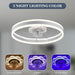 20 in. Dimmable Low Profile Fan with APP Remote, Ceiling Fan with Light, Quiet Ceiling Fans with Lights for Bedroom Living Room -2-ErisView