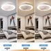20 in. Enclose Low Profile Ceiling Fan with Remote, Smart Fans without Blades for Kids Living Room Bedroom-3-ErisView