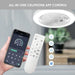 20 in. Enclose Low Profile Ceiling Fan with Remote, Smart Fans without Blades for Kids Living Room Bedroom-5-ErisView