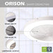 20 in. Enclose Low Profile Ceiling Fan with Remote, Smart Fans without Blades for Kids Living Room Bedroom-6-ErisView