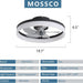 20 in. Enclosed Semi Flush Mount Low Profile Ceiling Fan with Remote, LED Dimmable Reversible DC Ceiling Fan, Mini Ceiling Fan-7-ErisView