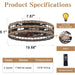 20 in. Flush Mount Enclosed Caged Rattan Ceiling Fan with Light, Farmhouse Rustic Vintage Low Profile Ceiling Fan Light Fixture with Remote Control-6-ErisView