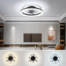 20 in. Flush Mount Low Profile Ceiling Fan and Light, Ceiling Fans with Lights and Remote, Reversible Noiseless Ceiling Fan for Bedroom Living Room Kitchen-7-ErisView
