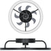 20 in. Flush Mount Low Profile Ceiling Fan and Light, Ceiling Fans with Lights and Remote, Reversible Noiseless Ceiling Fan for Bedroom Living Room Kitchen-8-ErisView