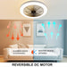20 in. Flush Mount Low Profile Smart Ceiling Fan with Alexa Google Assistant APP Control, Dimmable LED RGB Ceiling Fan-4-ErisView