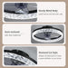 20 in. LED Ceiling Fan with Light and Remote Control, Flush Mount Low Profile Ceiling Fan and Light, Reversible Ceiling Fan for Winter Summer-2-ErisView