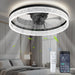 20 in. Low Profile Ceiling Fan with Remote APP Control, Dimmable Reversible Modern Ceiling Fan with Light for Bedroom Living Room Kitchen-1-ErisView