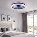 20 in. Modern LED Ceiling Fan with App Remote Control, Dimmable Silent Ceiling Fan for Bedroom Living Room-ErisView