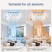 20 in. Modern Remote Control Ceiling Fan and Light, Quiet Ceiling Fans, Low Profile Ceiling Fan, Dimmable Flush Mount Ceiling Fan-5-ErisView