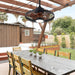 20 in. Outdoor Ceiling Fans with Light and Remote Control, Waterproof Caged Portable Ceiling Fan, Hanging Outdoor Fan for Gazebo-7-ErisView