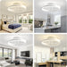 20 in. Remote Control Ceiling Fan and Light APP Control, Modern Smart Low Profile Flush Mount Bladeless Ceiling Fan for Living Room Bedroom Kitchen-7-ErisView