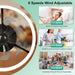 20 in. Remote Control Ceiling Fan and Light, Low Profile Modern Flush Mount Ceiling Fan, Dimmable Black Ceiling Fan with Light, Bedroom Ceiling Fans-3-ErisView