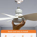20 in. Screw In Bedroom Ceiling Fans with Lights, Socket Fan Light with Remote, Dimmable Socket Fan with Light for Garage, Bathroom, Bedroom, Kitchen-5-ErisView