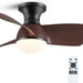 20 in. Small Low Profile Ceiling Fan with Light and Remote, Farmhouse Flush Mount Ceiling Fan for Bedroom Living Room Dining Room, Garage Ceiling Fan -1-ErisView