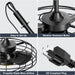 20 in. Wet Rated Outdoor Ceiling Fan, Black Outdoor Ceiling Fans with Light Remote APP Control, Dimmable Hanging Pergola Fan, Outdoor Fan for Gazebo-7-ErisView