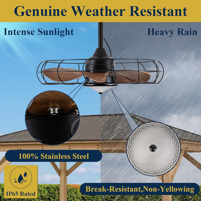 20 in. Wet Rated Outdoor Ceiling Fans with Light Remote, Outdoor Fan for Gazebo with Light, Waterproof Outdoor Patio Fans, Outdoor Fans for Pergolas-10-ErisView