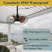 20 in. Wet Rated Outdoor Ceiling Fans with Light Remote, Outdoor Fan for Gazebo with Light, Waterproof Outdoor Patio Fans, Outdoor Fans for Pergolas-4-ErisView