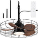 20 in. Wet Rated Outdoor Ceiling Fans with Light Remote, Outdoor Fan for Gazebo with Light, Waterproof Outdoor Patio Fans, Outdoor Fans for Pergolas-8-ErisView