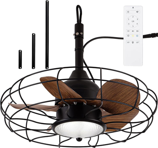 20 in. Wet Rated Outdoor Ceiling Fans with Light Remote, Outdoor Fan for Gazebo with Light, Waterproof Outdoor Patio Fans, Outdoor Fans for Pergolas-1-ErisView