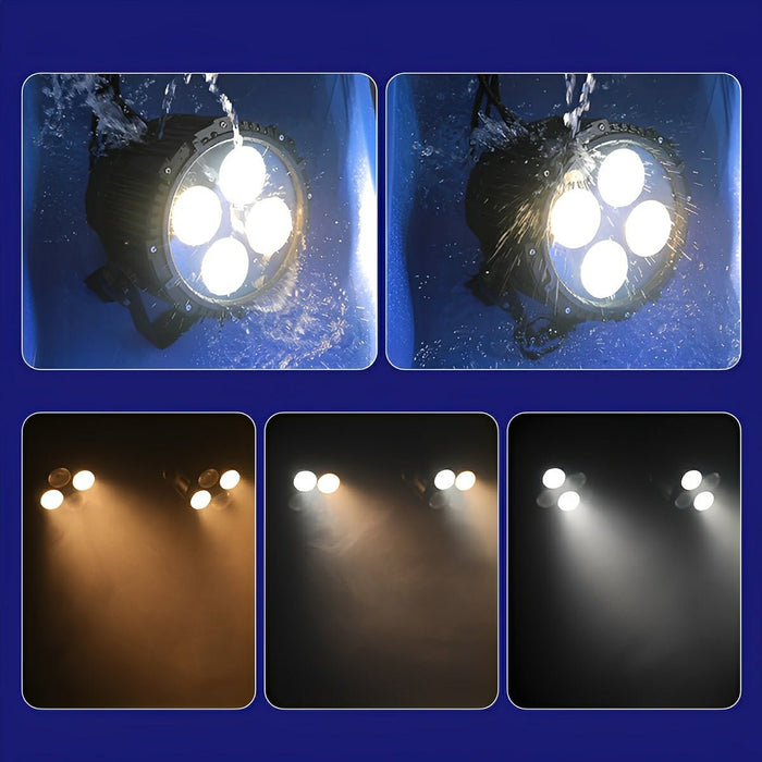 200W Outdoor LED Spotlight, IP67 Waterproof Stage/Event Lighting, Architectural Accent