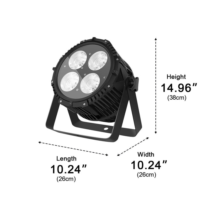 200W Outdoor LED Spotlight, IP67 Waterproof Stage/Event Lighting, Architectural Accent